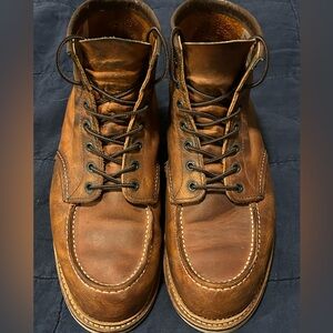 Red Wing Heritage 1907 Classic Moc ‘Copper’ Rough and Tough Leather - Size 9.5
